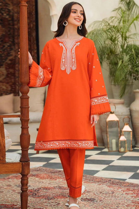 ZIVA - 2PC LAWN EMBROIDERED SHIRT WITH TROUSER-BIC-2752