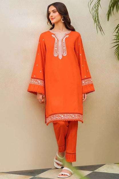 ZIVA - 2PC LAWN EMBROIDERED SHIRT WITH TROUSER-BIC-2752