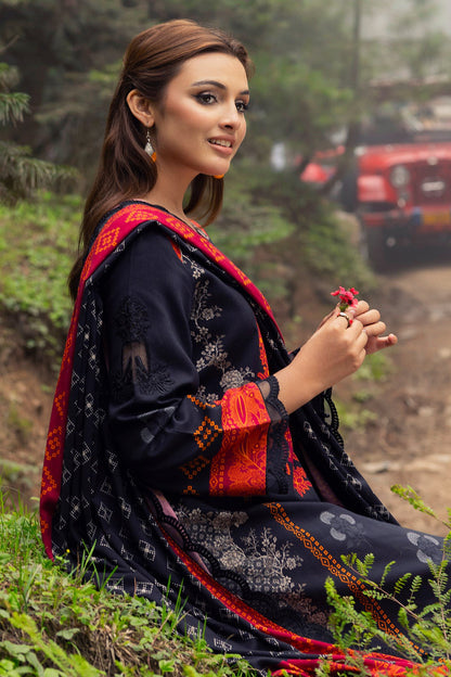 CHARIZMA- 3PC KARANDI PRINTED SHIRT WITH KARANDI PRINTED DUAPTTA AND TROUSER -1048