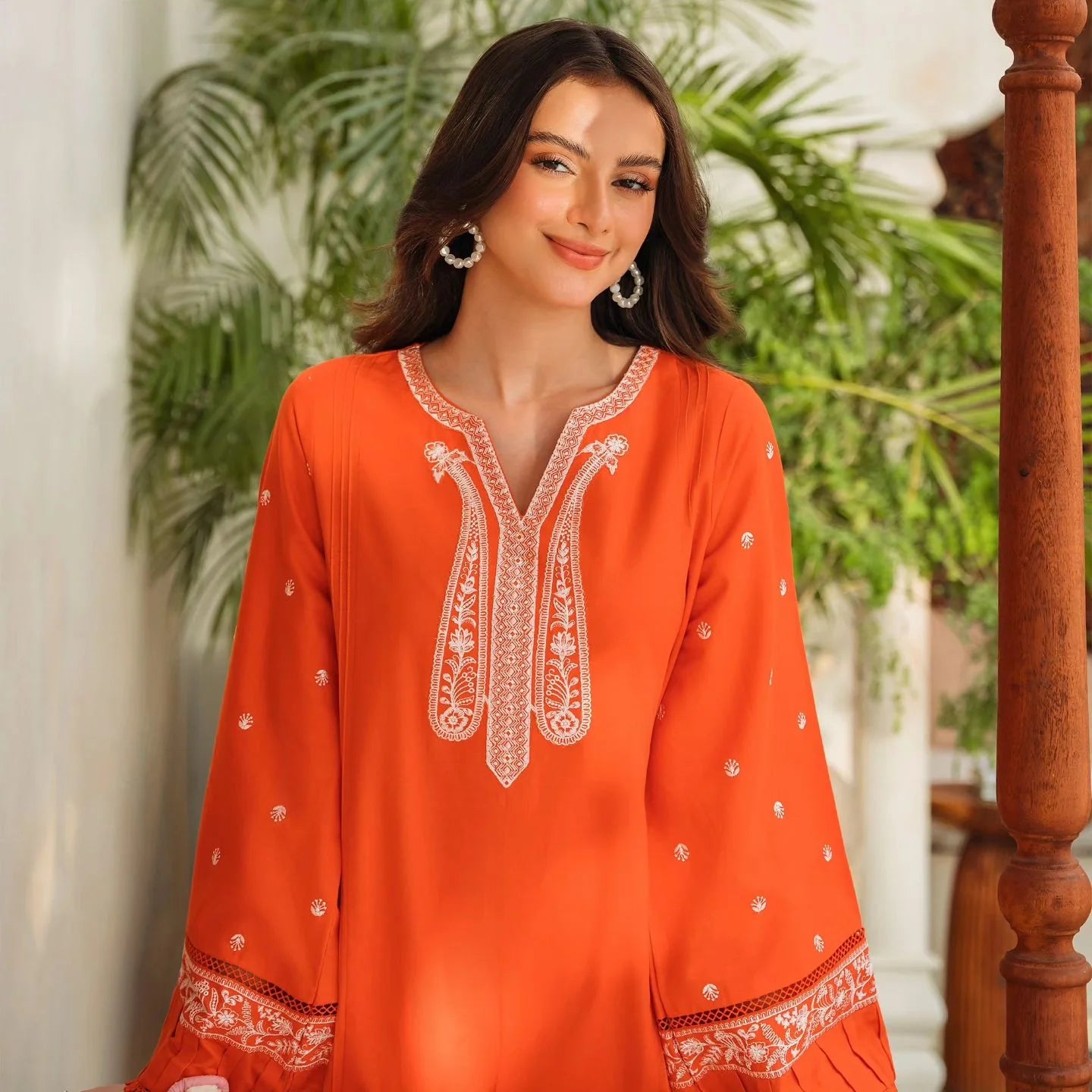ZIVA - 2PC LAWN EMBROIDERED SHIRT WITH TROUSER-BIC-2752