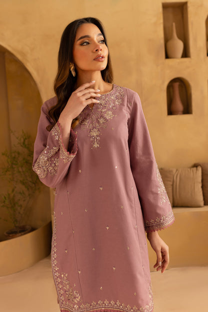 BATIK-2PC SEQUIN LAWN EMBROIDERED SHIRT WITH SEQUIN LAWN EMBROIDERED TROUSER-BIC-3470