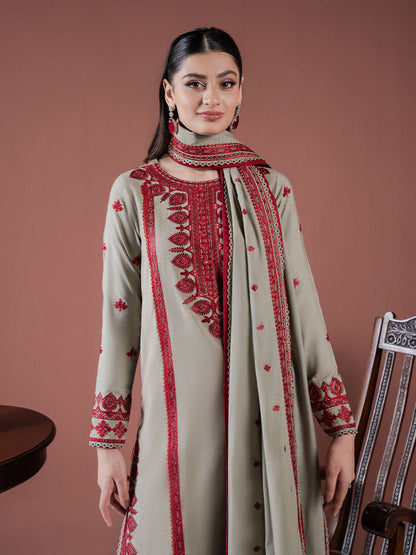 ASIM JOFA-3PC LAWN EMBROIDERED SHIRT WITH LAWN EMBROIDERED DUPATTA AND LAWN TROUSER-BIC-3563