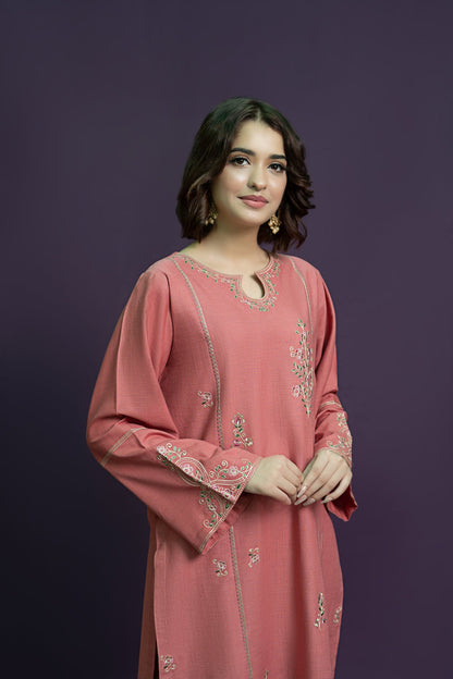 URGE-2PC LAWN EMBROIDRED SHIRT WITH LAWN EMBROIDRED TROUSER-BIC-3618