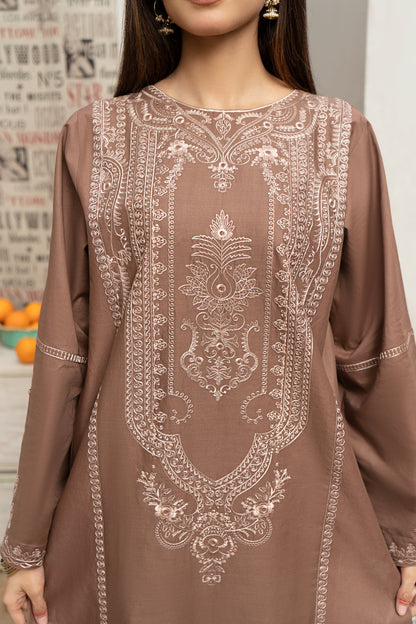 URGE - 3PC LAWN EMBROIDERED SHIRT WITH DIAMOND PRINTED DUPATTA AND EMB TROUSER-BIC-2797